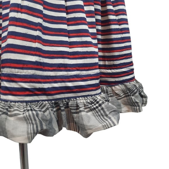Maison Jules Customized Ruffle A-Line‎ Patriotic Dress Size Large Women's - Picture 4 of 12